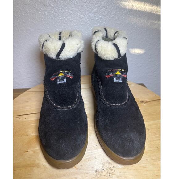 Tecnica made in Italy suede ankle booties size 37/ 6 -6.5 - Picture 3 of 11